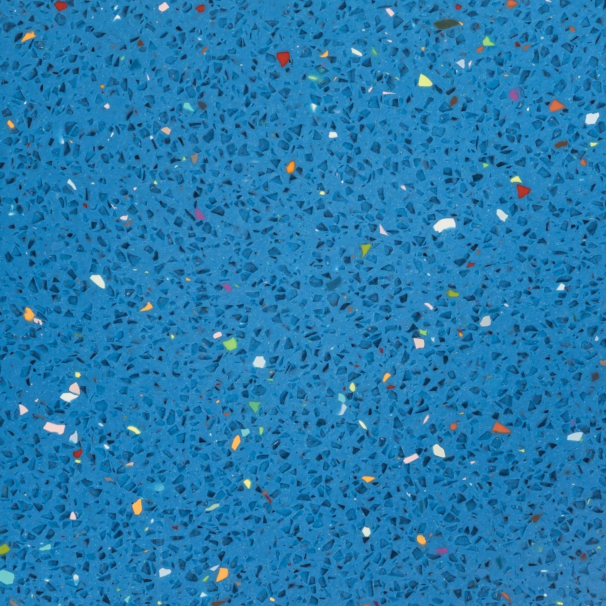 D0080 02 Durat 082 Bright blue sparse multicolour speckles sample