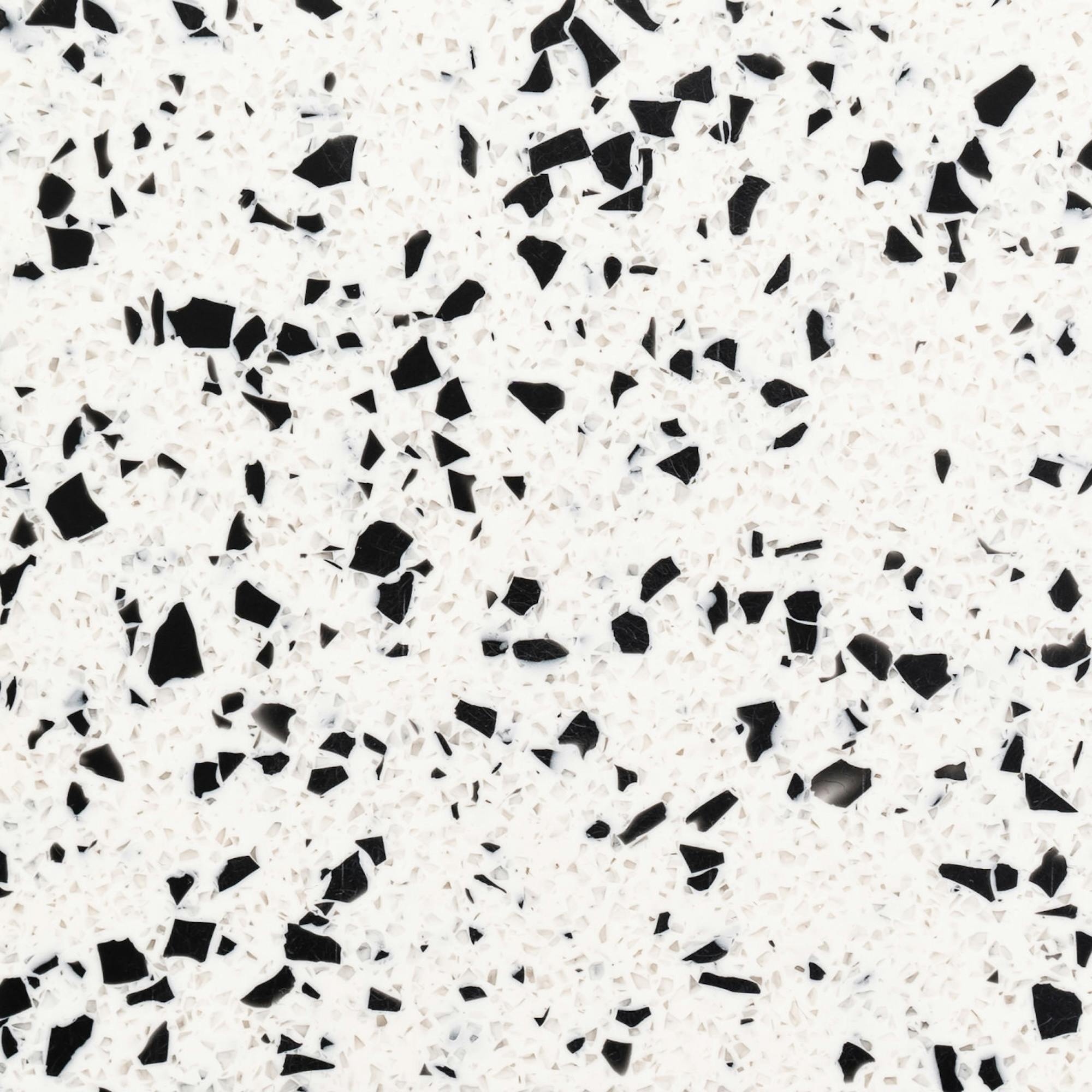 D0100 51 Durat 10051 White black large speckles sample